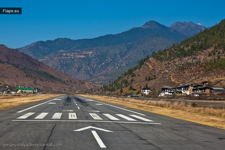 Аэропорт Паро (Paro) в Королевстве Бутан