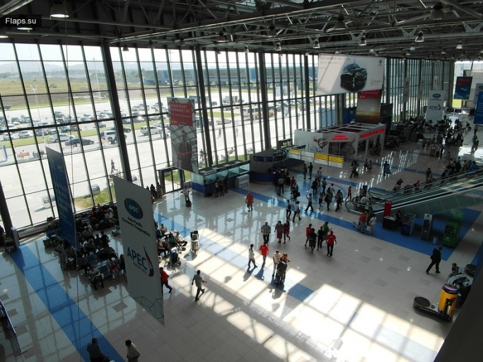 Терминал аэропорта Владивосток
